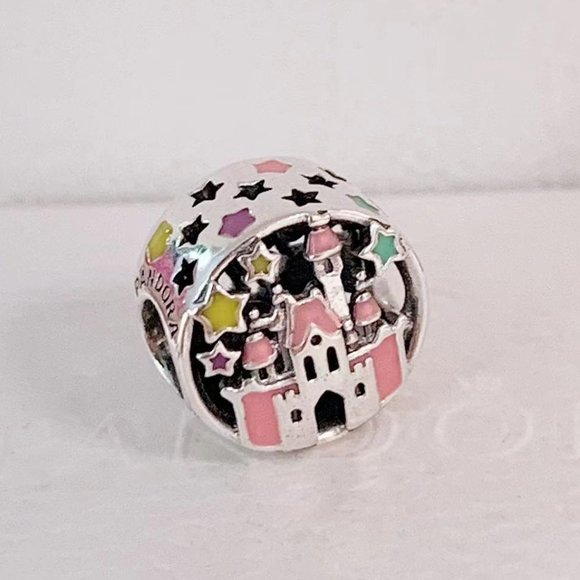 Pandora Disney Charms, DisneyLand My Happy Place Exclusive Dangle Charm Pendant - Picture 1 of 7